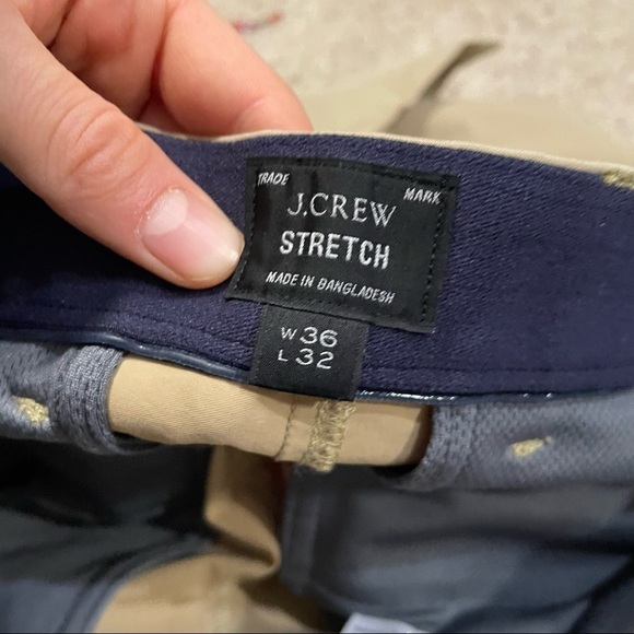 NWOT j crew 484 slim fit tech pants khaki tan - Picture 3 of 3